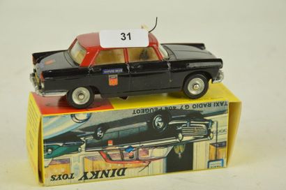 null DINKY Toys France, 1400, Radio Taxi G7 404 Peugeot, new in box (MB)