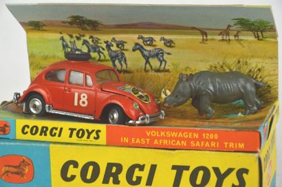 null CORGI TOYS, 256, Volkswagen 1200 in east African safari trim, quasi neuve en...