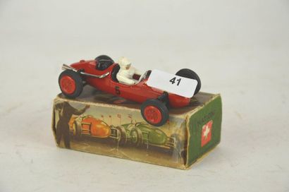 null TEKNO Norton Midget car, red in Swiss colours, new in box (MB)