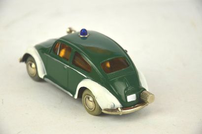 null SCHUCO Micro racer, réf 1039, VW Polizei, en blanc et vert, neuve en boîte ...