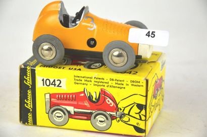 null SCHUCO ref 1042, micro racer, Midget USA, yellow, new in box (MB)