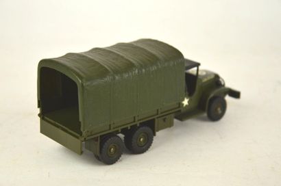 null DINKY France, 809, military canvas-covered G.M.C. truck with original driver,...