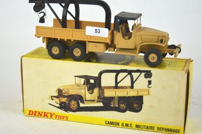 null DINKY 808 camion G.M.C. militaire dépannage Sahara, en beige, neuf en boîte...