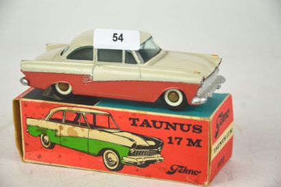 null TEKNO ref 823 Taunus 17M, two-tone, white and vermilion red, nearly new in box...