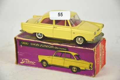 null TEKNO ref 727 DKW junior de luxe, in yellow, new in box (MB)