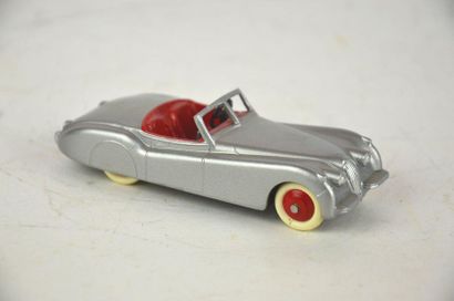 null DINKY Club France, ref CDF33, (1998) Jaguar roadster XK 120, silver, white tire,...