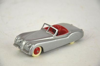 null DINKY Club France, ref CDF33, (1998) Jaguar roadster XK 120, silver, white tire,...