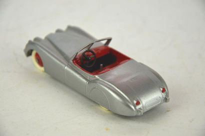 null DINKY Club France, ref CDF33, (1998) Jaguar roadster XK 120, silver, white tire,...