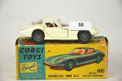 null CORGI 324 Marcos 1800GT, with Volvo Engine, in white, opening doors, interior,...