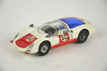 null CORGI Toys, réf 330, Porsche Carrera 6, blanc et rouge "60", neuve en boîte...