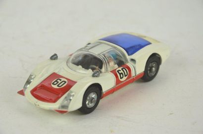 null CORGI Toys, réf 330, Porsche Carrera 6, blanc et rouge "60", neuve en boîte...