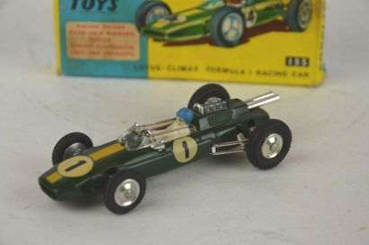 null CORGI Toys réf 155, Lotus Climax formula 1 racing car, en vert n° "1", neuve...