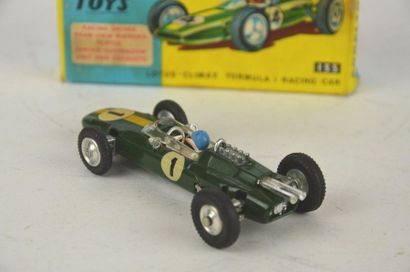 null CORGI Toys réf 155, Lotus Climax formula 1 racing car, en vert n° "1", neuve...