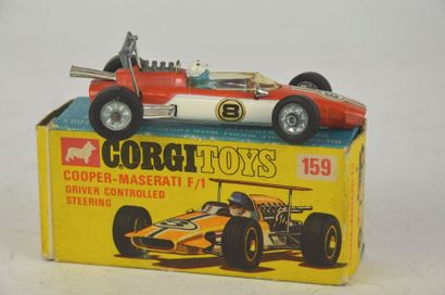 null CORGI Toys 159 Cooper Maserati F/1, en deux tons, rouge et blanc n° "8", neuve...