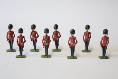 null BRITAINS-METAL : 'Coldstream Guards at the Salute', Ref 205, complete (8pcs),...