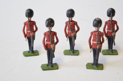 null BRITAINS-METAL : 'Coldstream Guards at the Salute', Ref 205, complete (8pcs),...