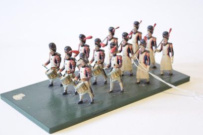 null MIGNOT (12): Head of the grenadier column of the guard consisting of 6x drums...