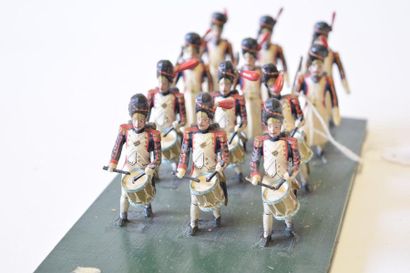 null MIGNOT (12): Head of the grenadier column of the guard consisting of 6x drums...