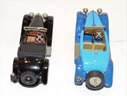 null (2) TIN WIWIZARD, 1 Bugatti Cabriolet Gangloff de 1930 en métal et plastique...