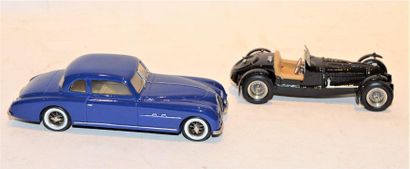 null (2) METAL 43 WM, 1 Bugatti type 53/54 King of the Belgians from 1935 in black...