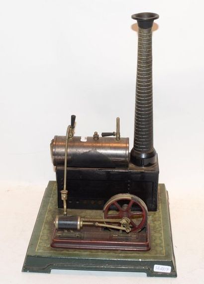 null BING ref 130/463 (1915) small steam engine with horizontal boiler, fixed piston,...