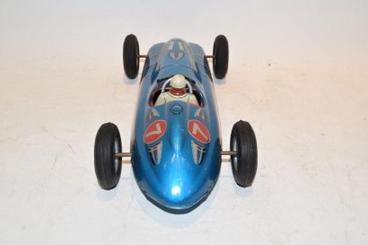 null MARUSAN TOYS (SAN), Japan, circa 1956/58, Very nice racing car (N°7) in blue...