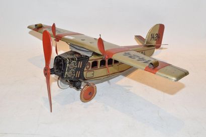 null TIPP&CO, N°1424, Mechanical Monoplane (from 1930 to 1938) with 2 propellers...