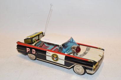 null ICHIKO; Japan, Circa 1957/58, , Oldsmobile police car, a "Speed-Meter" is placed...