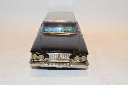 null ICHIKO TOYS (4U); Japan, Around 1958, , Plymouth break black and silver, a "friction"...