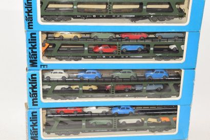 null MÄKLIN (8) coaches and car transporter cars (MB) 

- 4169 (4) panoramic TEE...