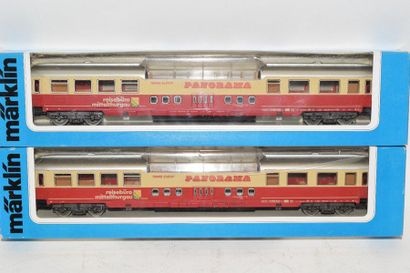 null MÄKLIN (8) coaches and car transporter cars (MB) 

- 4169 (4) panoramic TEE...