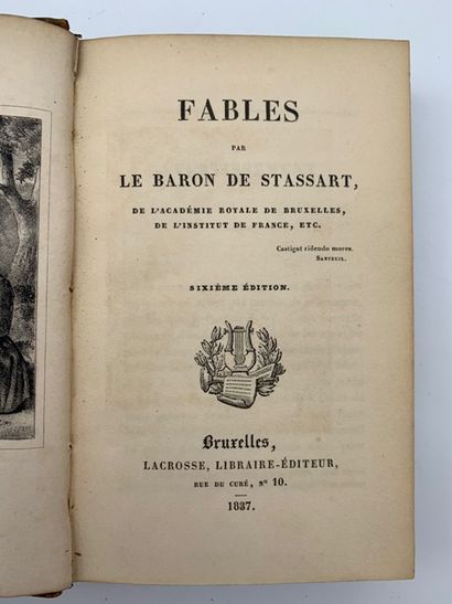 null STASSART, The Baron of

Fables by Baron de Stassart of the Royal Academy of...