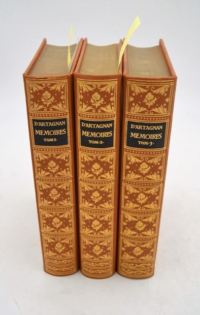 null 
Lot de 3 volumes




Mémoires de Mr. D’Artagnan




Contenant quantité de choses...