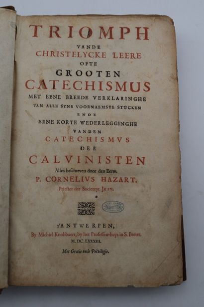 null HAZART Cornelius

Triumph vande christelycke leere ofte grooten catechismus...