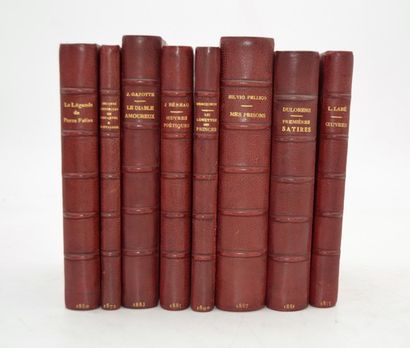 null Batch of 8 volumes



- MESCHINOT Jean, Les lunettes des princes, Paris, Cabinet...