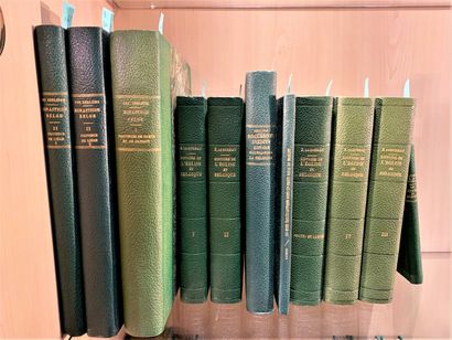 null 
Set of 11 bound books on religious history in Belgium





From. MOREAU E....