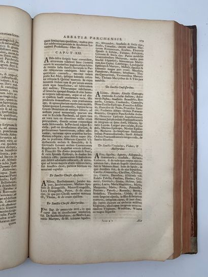 null SANDERUS, Antonius, (1586-1664). Chorographia Sacra Brabantiae sive celebrium...