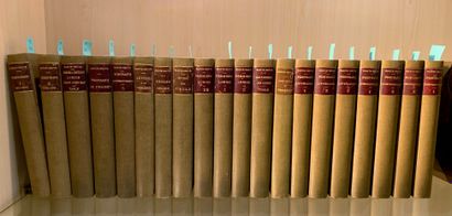 null 
Batch of 20 volumes 




SAINTE-BEUVE,Charles Augustin, Works 




Paris, Michel...