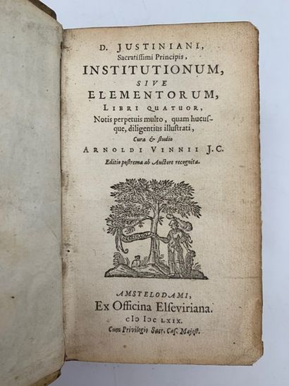 null VINNII Arnoldi

D. Justiniani S.S. Principis Instiutionum Libri quartet

Amsterlodami,...