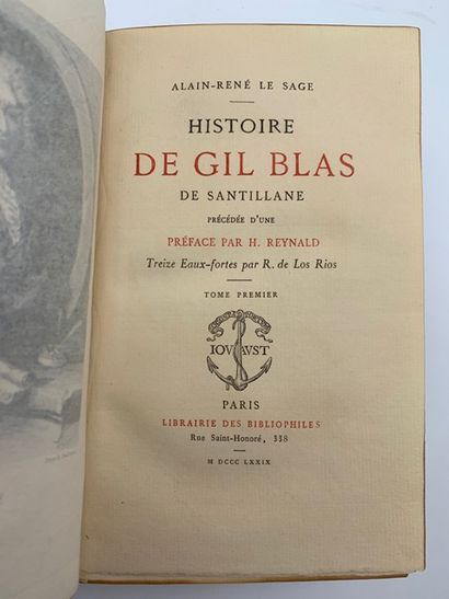 null THE WISE MAN Alain-René 

Works, 6 volumes including :

Histoire de GIL BLAS...