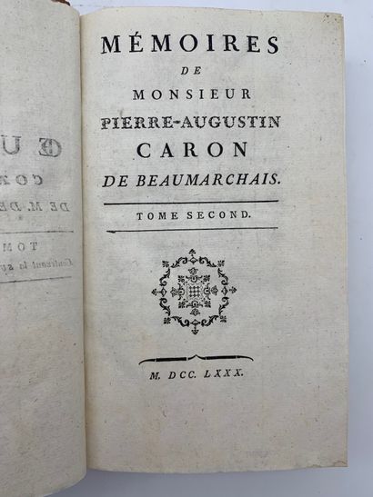 null DE BEAUMARCHAIS Pierre-Augustin Caron 

Complete Works of Mr. de Beaumarchais...