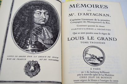 null 
Lot de 3 volumes




Mémoires de Mr. D’Artagnan




Contenant quantité de choses...