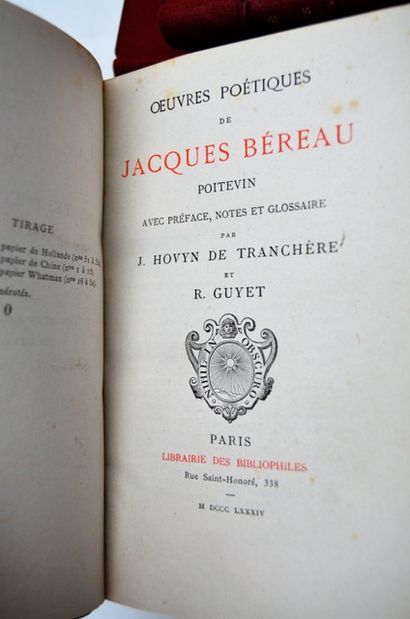 null Batch of 8 volumes



- MESCHINOT Jean, Les lunettes des princes, Paris, Cabinet...