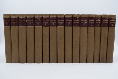 null Set of 15 volumes

SAINTE-BEUVE, Charles Augustin

Monday Talks 

Paris, Garnier...