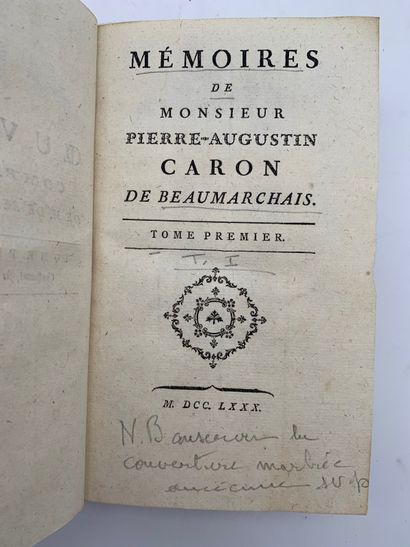null DE BEAUMARCHAIS Pierre-Augustin Caron 

Complete Works of Mr. de Beaumarchais...