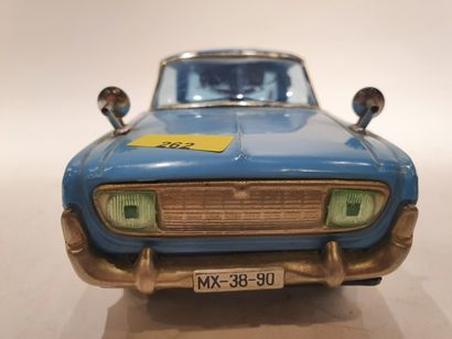 null JAPAN, ICHICO, Ford Taunus, battery, blue sheet metal, taxi, rare, Lg. 24cm