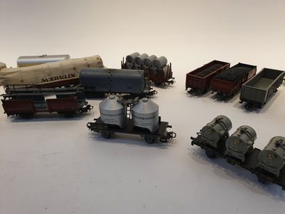 null MÄRKLIN (20) general cargo wagons (E)