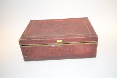 null BOX "Service & Ménage", (F.D.), France (30 pcs.), Incomplete and reconstituted...
