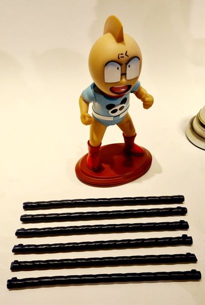 null 
Kinnikuman, nine in a box; 500 pieces in the world, (the 2 chopsticks from...