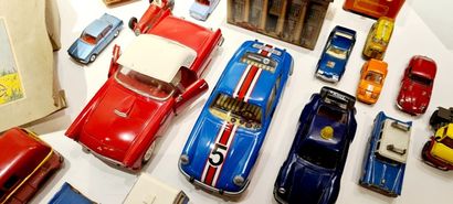 null VARIA (35): Lot of various cars: old set of the Aero naval, sheet metal cars,...